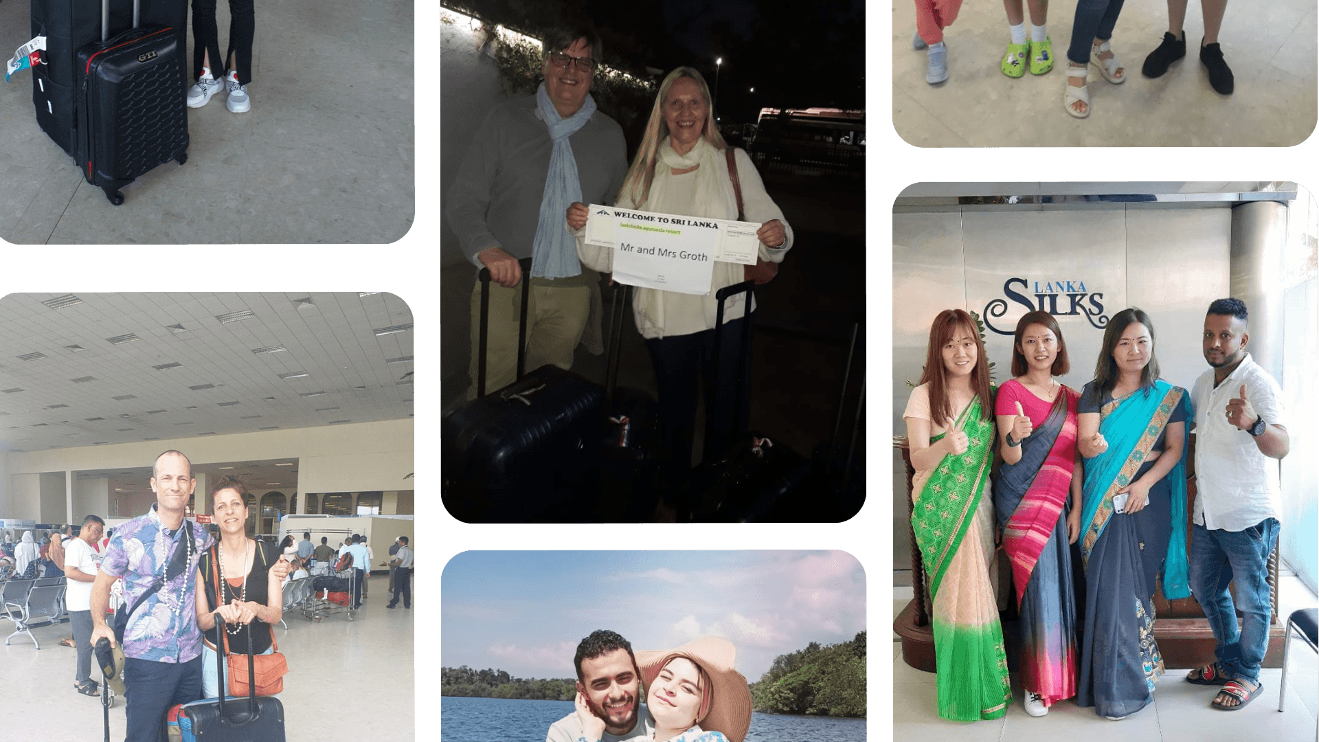 Happy customers on a tour