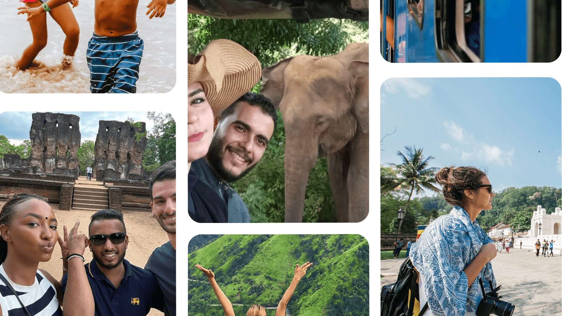 Happy customers at Sigiriya